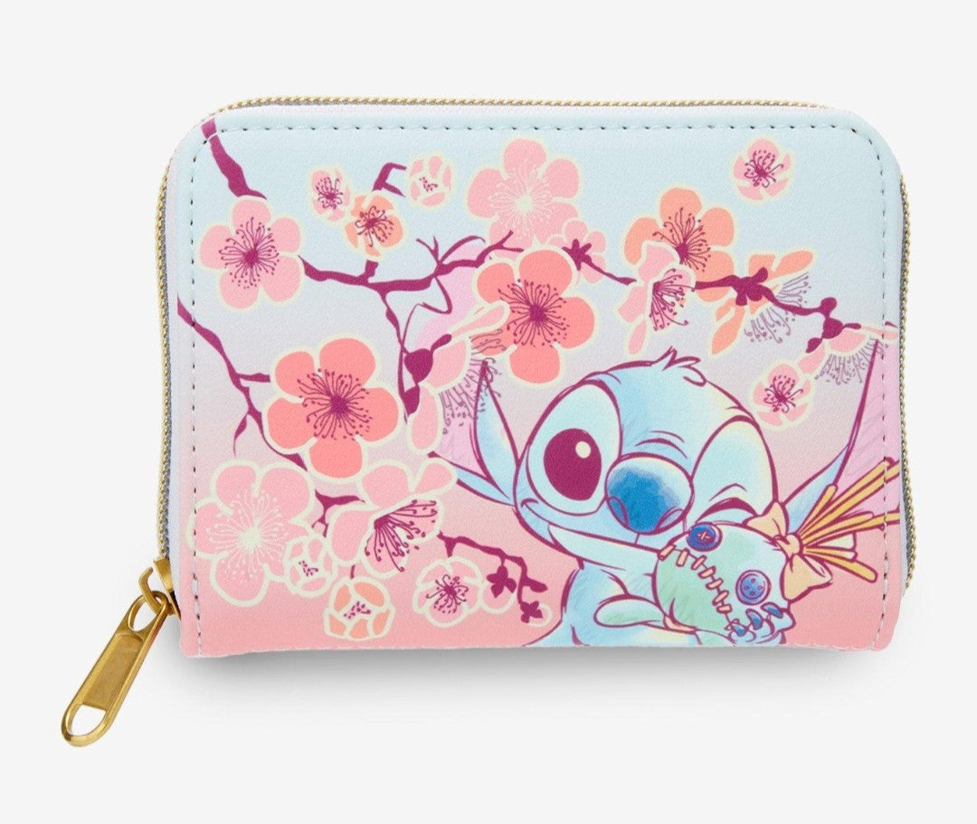 Loungefly Disney Stitch and Scrump Cherry Blossom Wallet