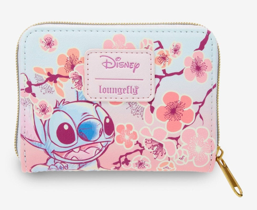 Loungefly Disney Stitch and Scrump Cherry Blossom Wallet