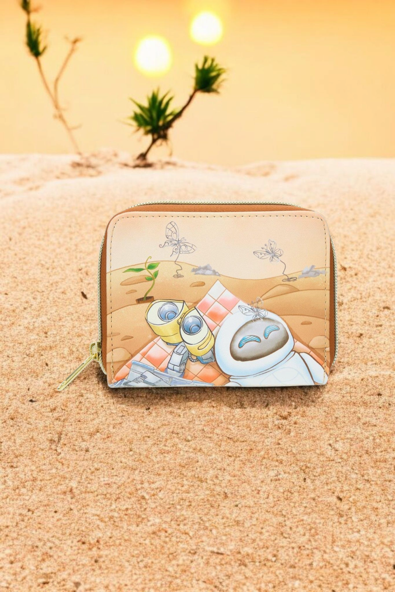 Loungefly Disney WALL-E and Eve Picnic Date Wallet