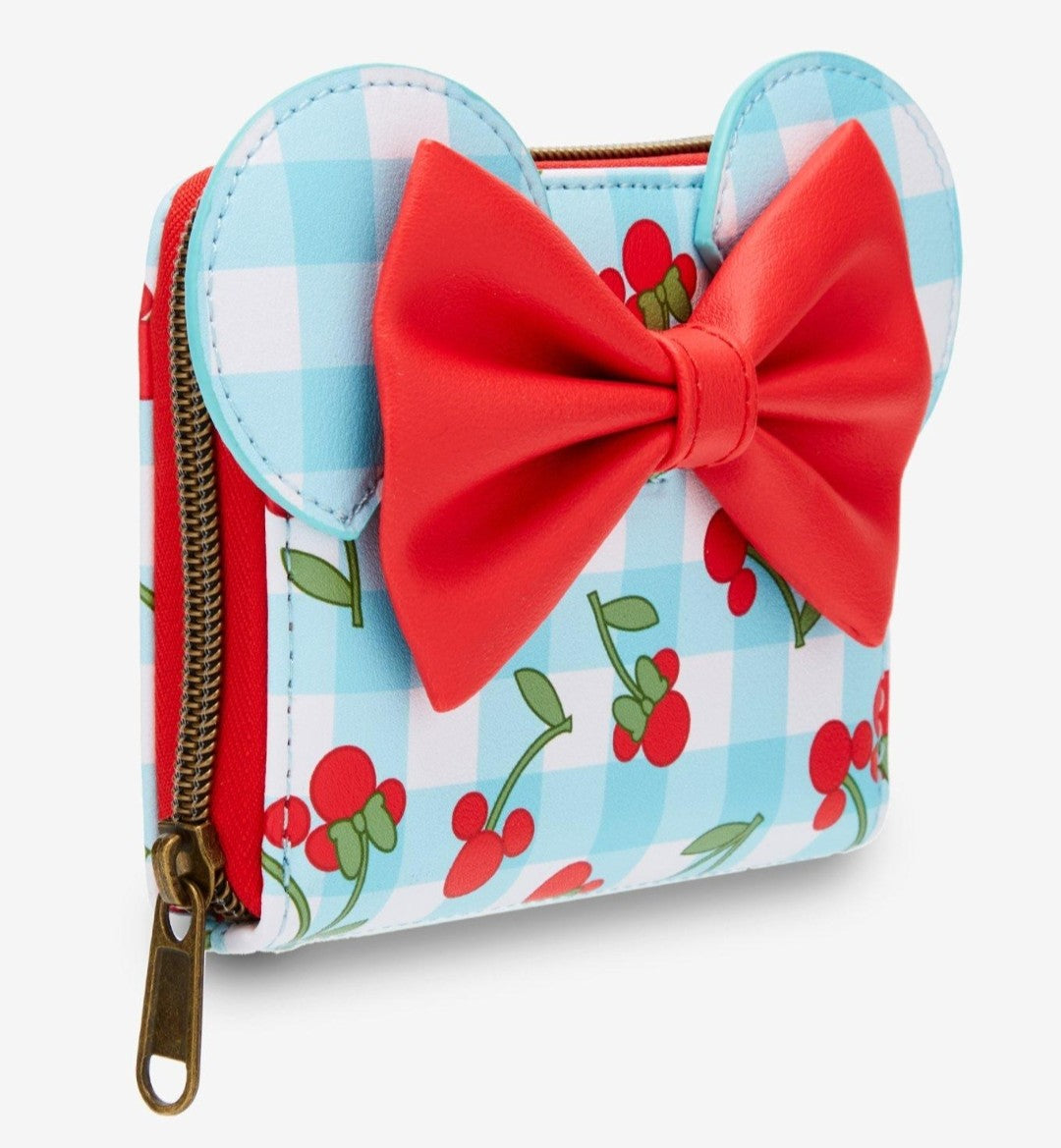 Loungefly Disney Minnie Mouse Gingham and Cherries Wallet