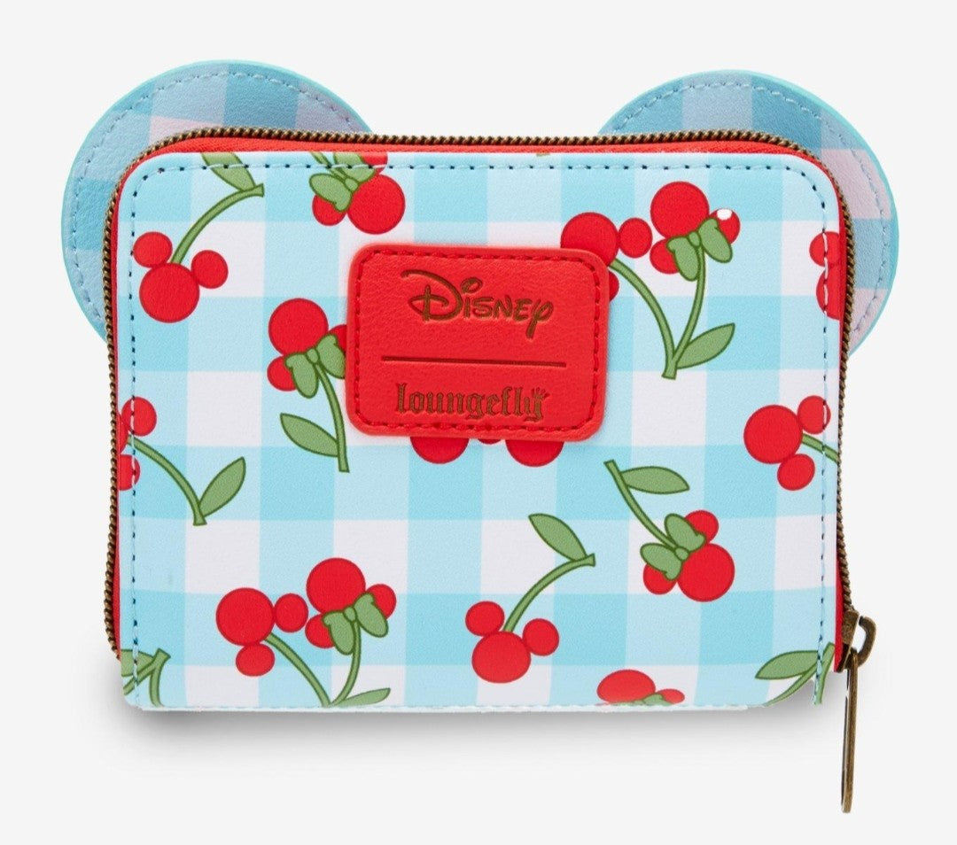 Loungefly Disney Minnie Mouse Gingham and Cherries Wallet