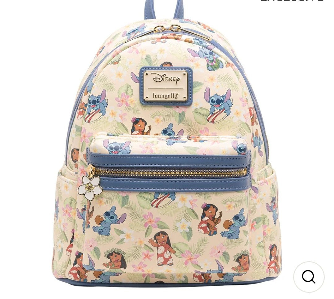 Loungefly Disney Lilo and Stitch Hula Dance Mini Backpack