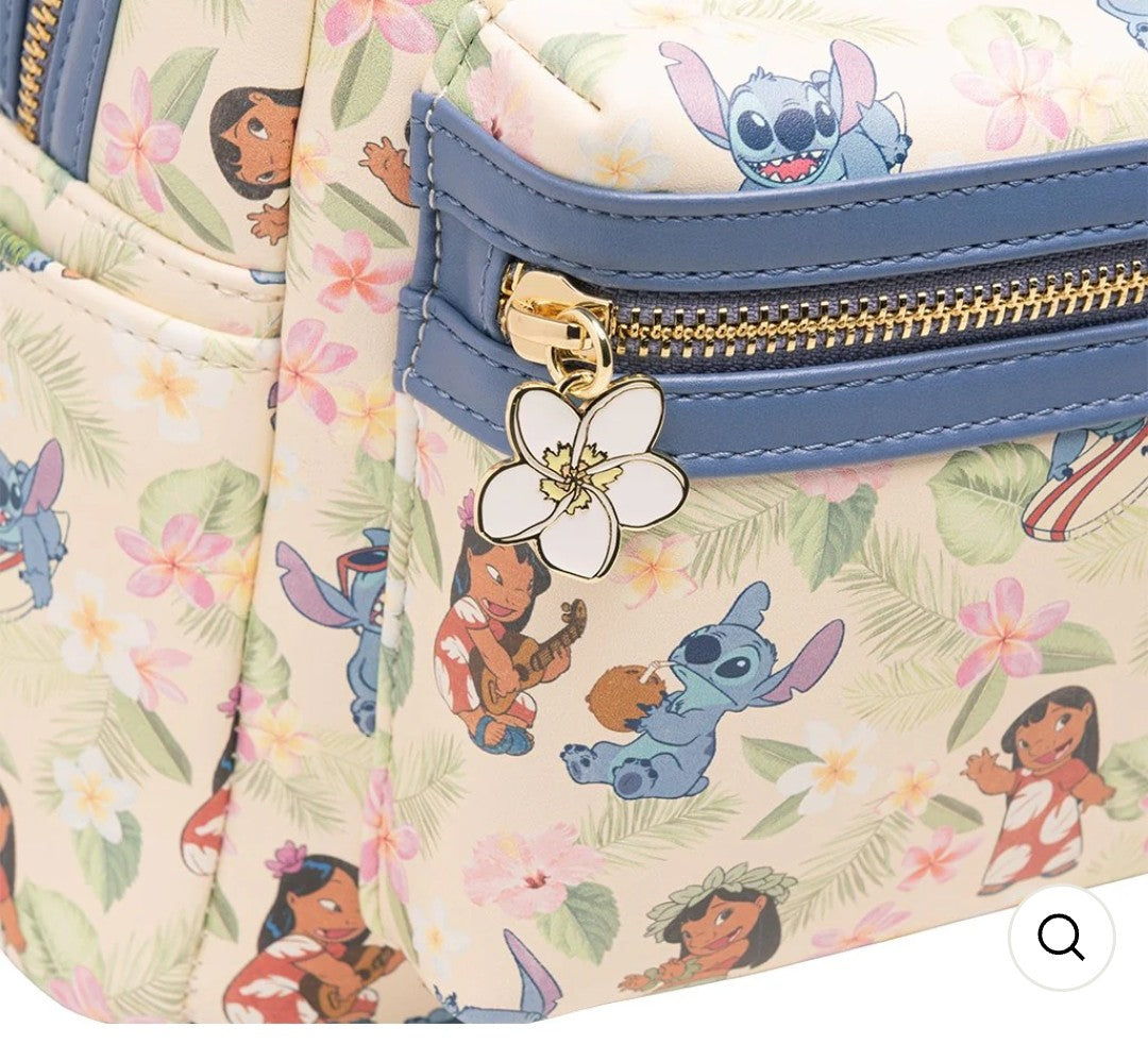 Loungefly Disney Lilo and Stitch Hula Dance Mini Backpack