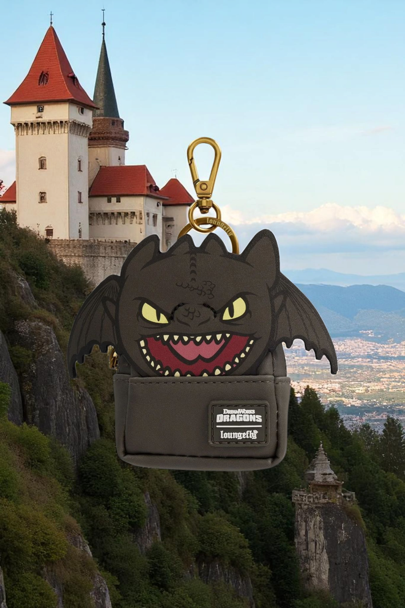 Loungefly How to Train Your Dragon Mini-Pocket Backpack Mystery Bag Clips