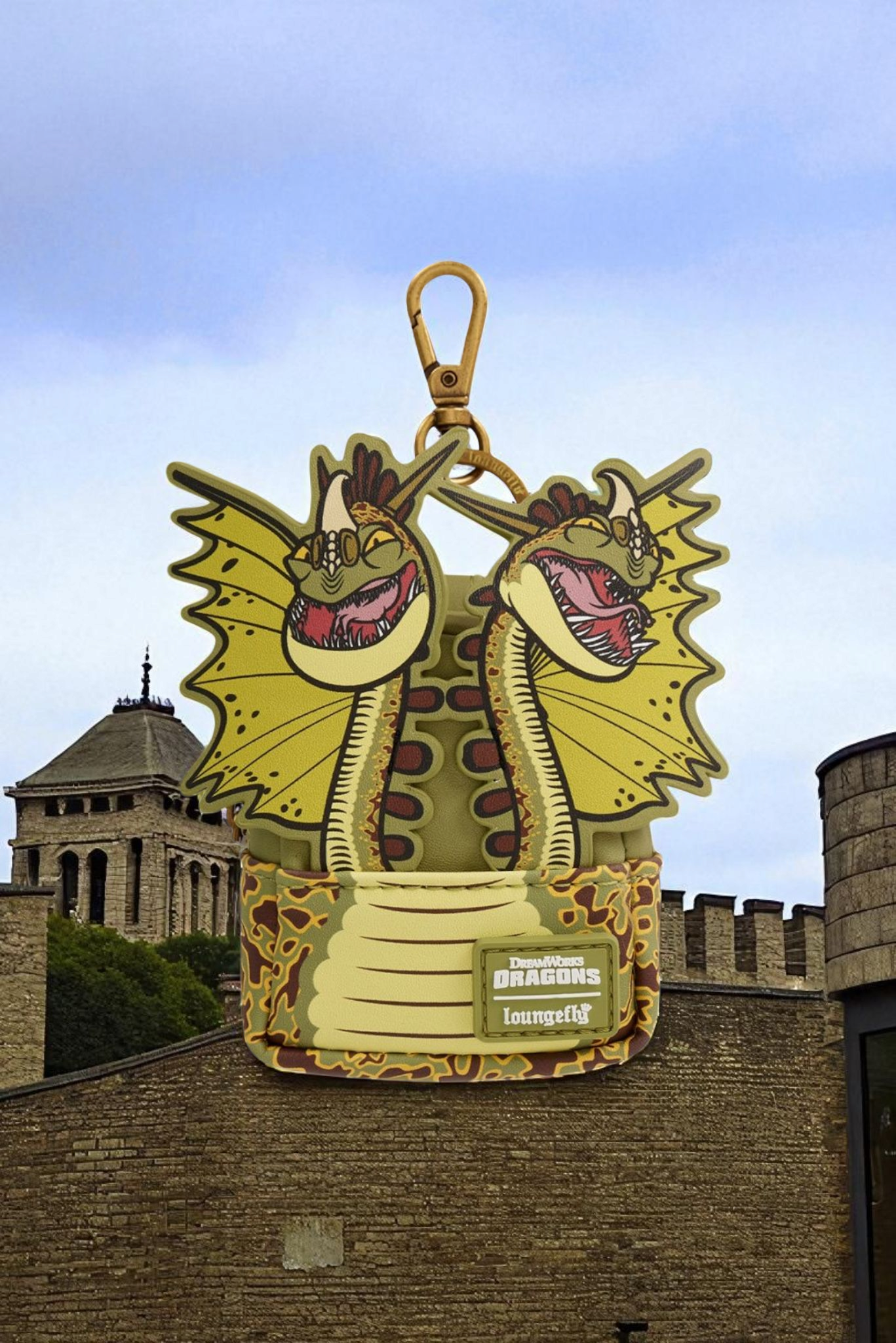 Loungefly How to Train Your Dragon Mini-Pocket Backpack Mystery Bag Clips