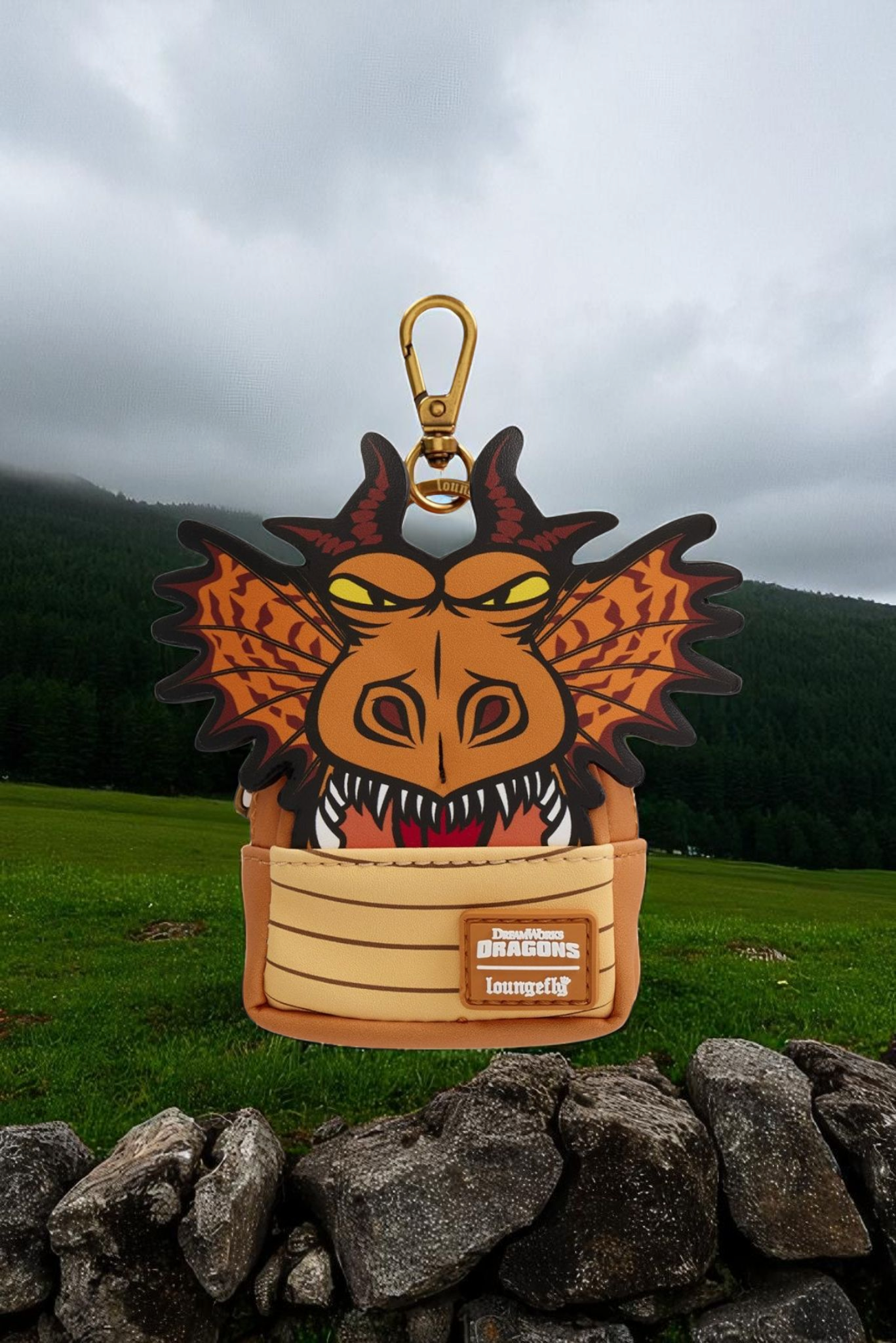 Loungefly How to Train Your Dragon Mini-Pocket Backpack Mystery Bag Clips