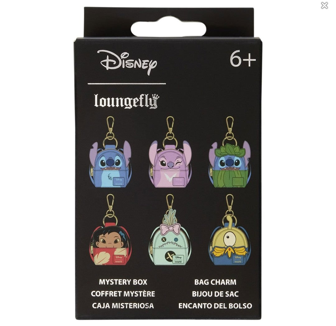Loungefly Disney Lilo and Stitch Mini-Pocket Backpack Mystery Bag Clips