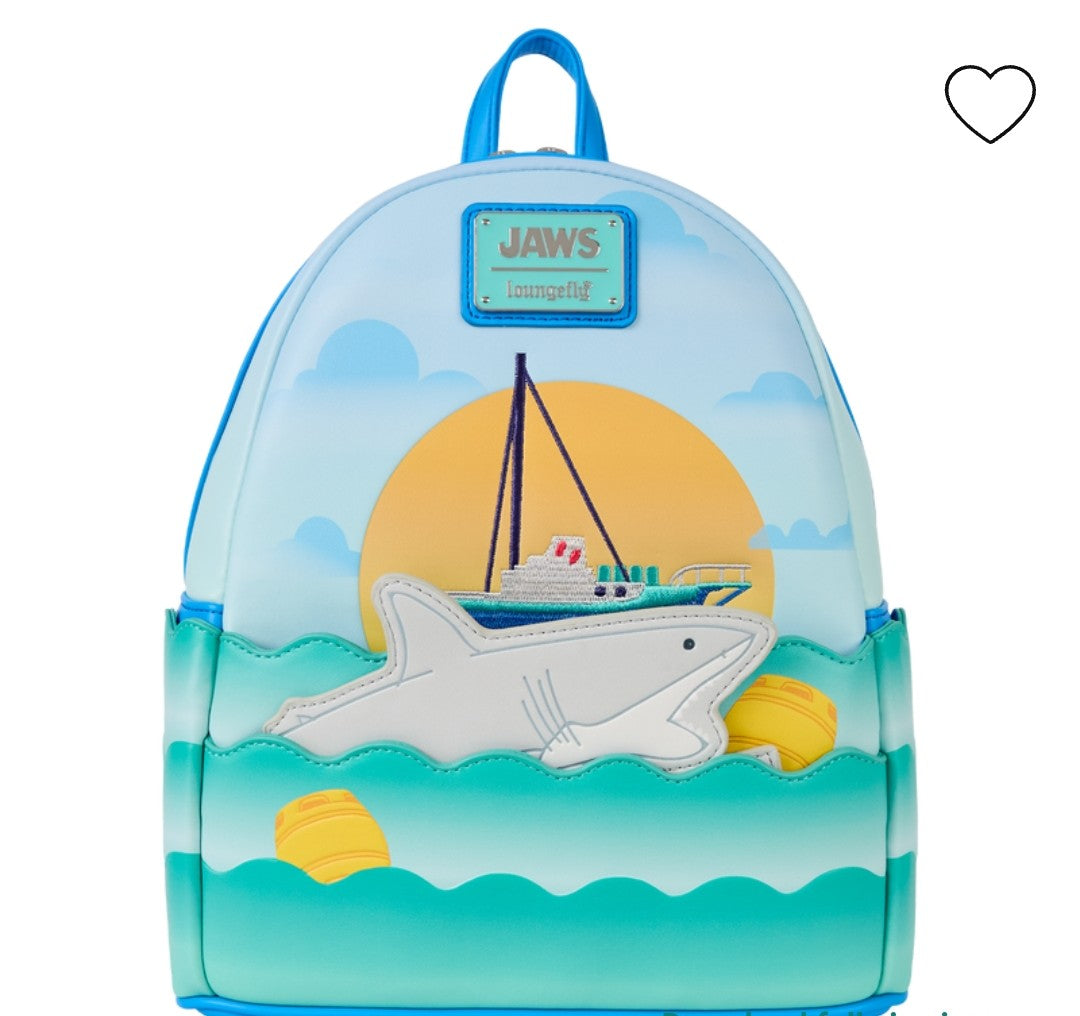 Loungefly Universal Jaws 50th Anniversary Backpack