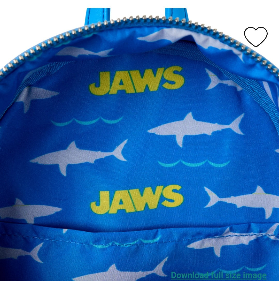 Loungefly Universal Jaws 50th Anniversary Backpack