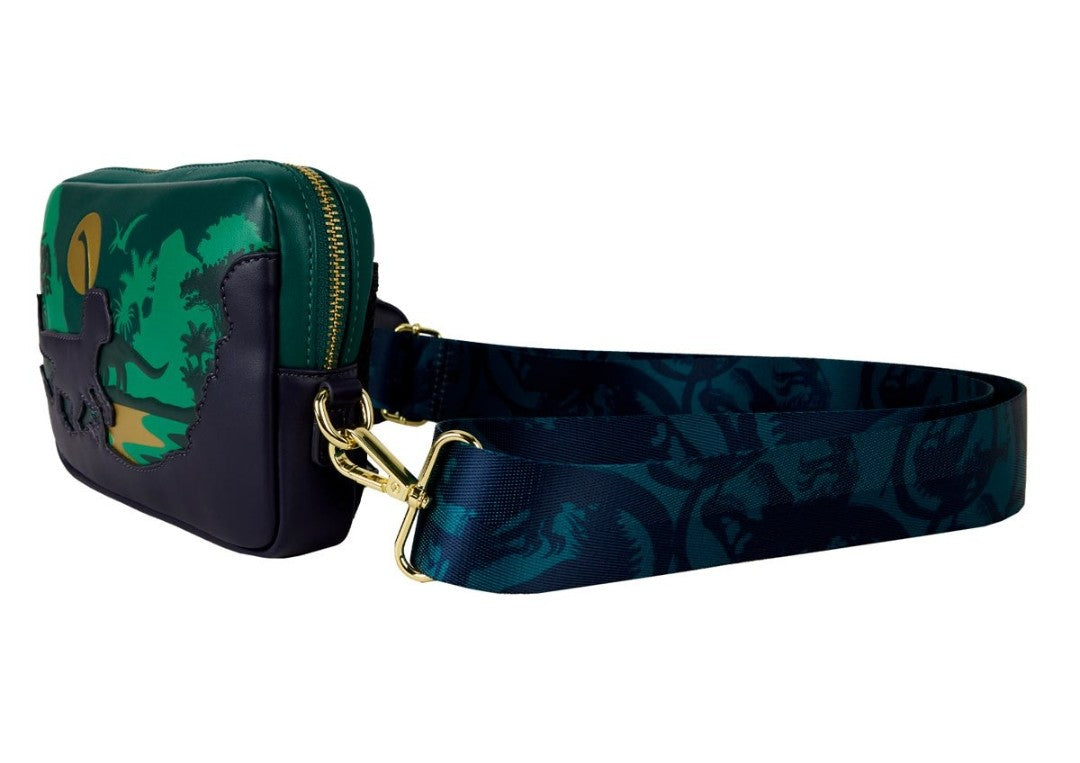 Loungefly Jurassic World Dino Sling Bag with Coin Purse