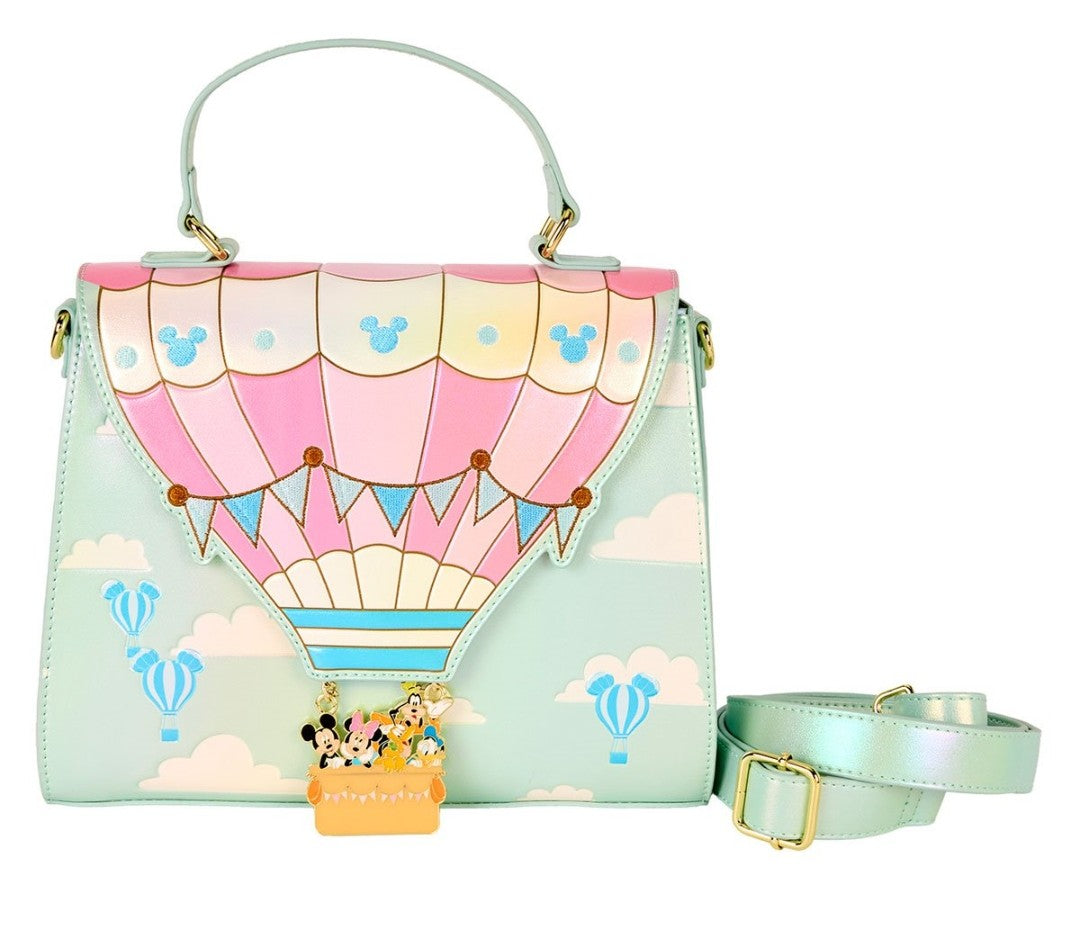 Loungefly Disney Mickey & Friends Hot Air Balloon Crossbody Bag