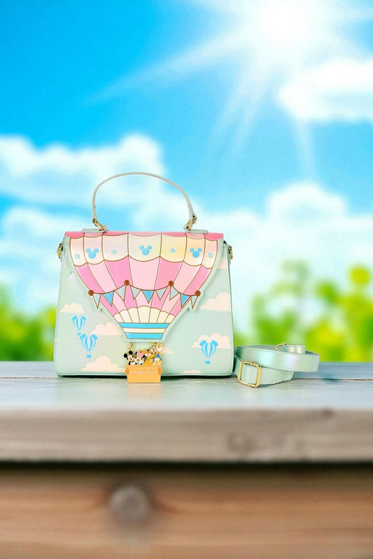 Loungefly Disney Mickey & Friends Hot Air Balloon Crossbody Bag