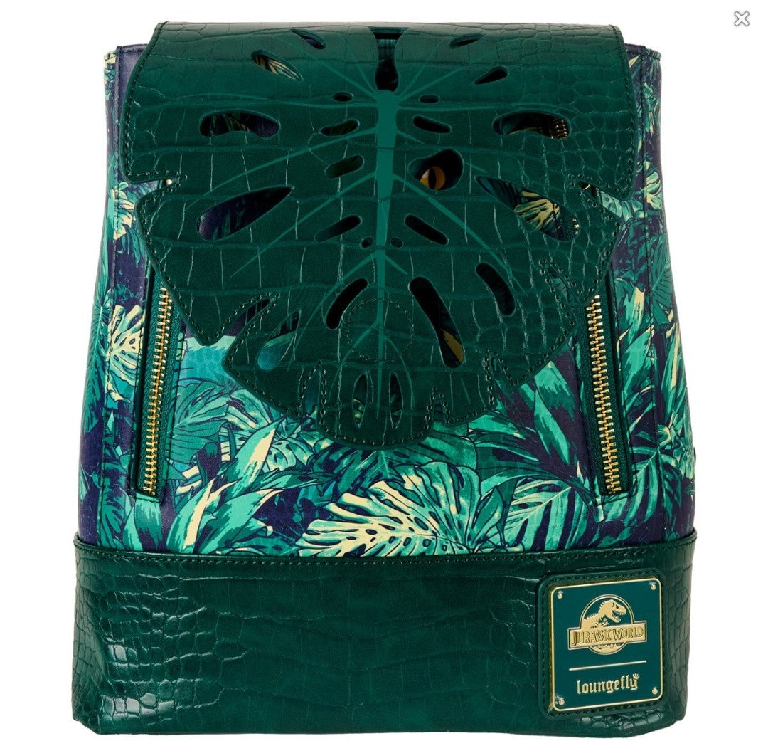 Loungefly Jurassic World Jungle Glow-in-the-Dark Backpack