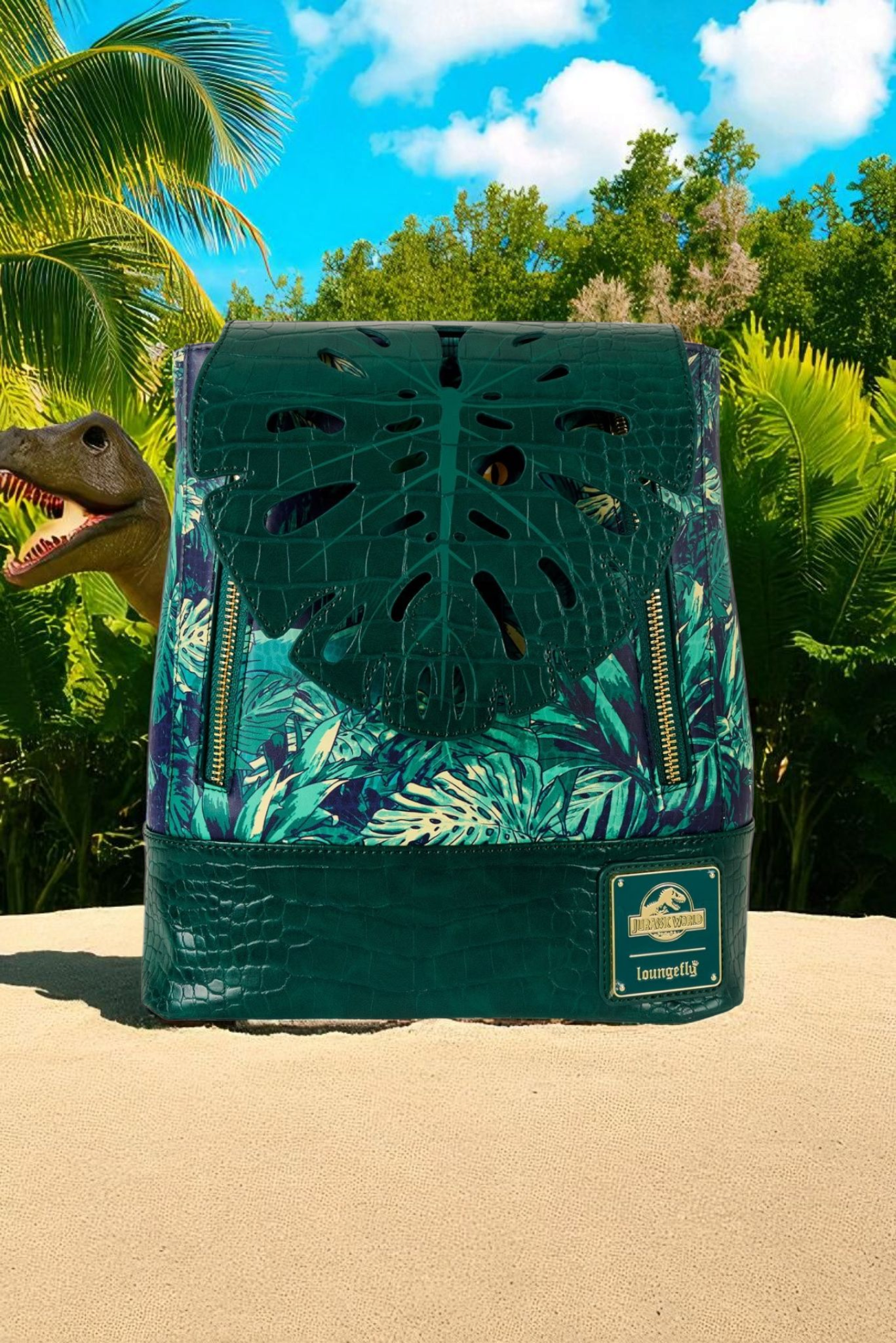 Loungefly Jurassic World Jungle Glow-in-the-Dark Backpack