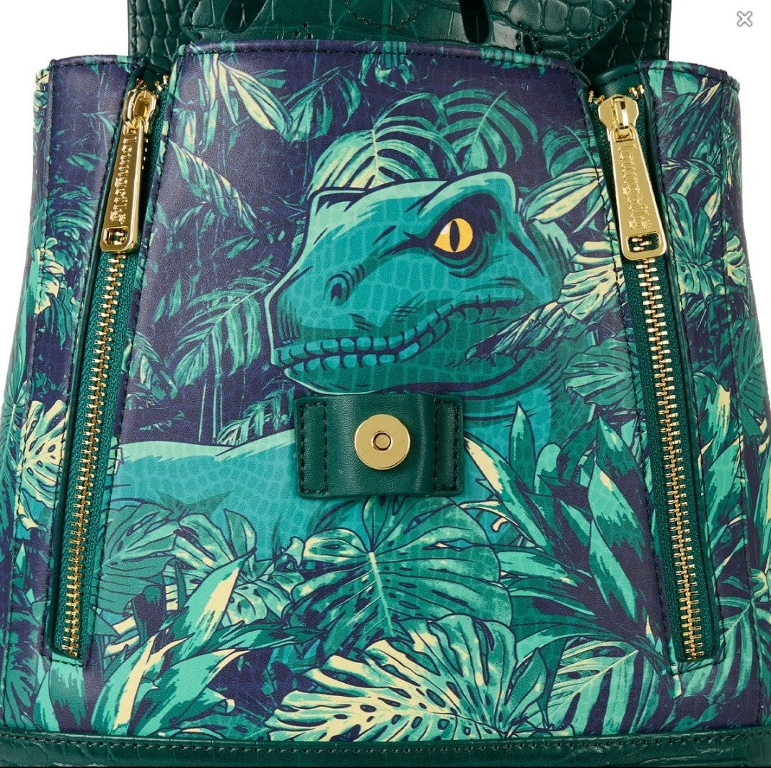 Loungefly Jurassic World Jungle Glow-in-the-Dark Backpack