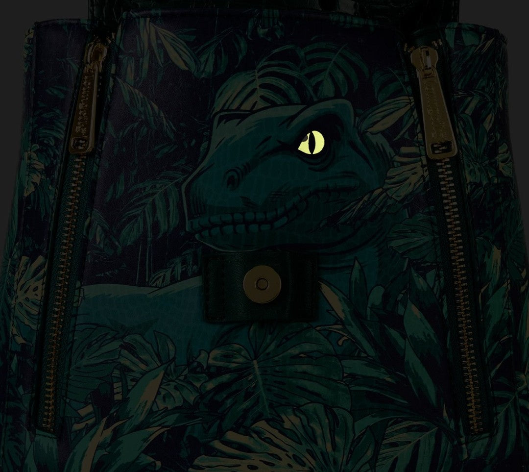 Loungefly Jurassic World Jungle Glow-in-the-Dark Backpack