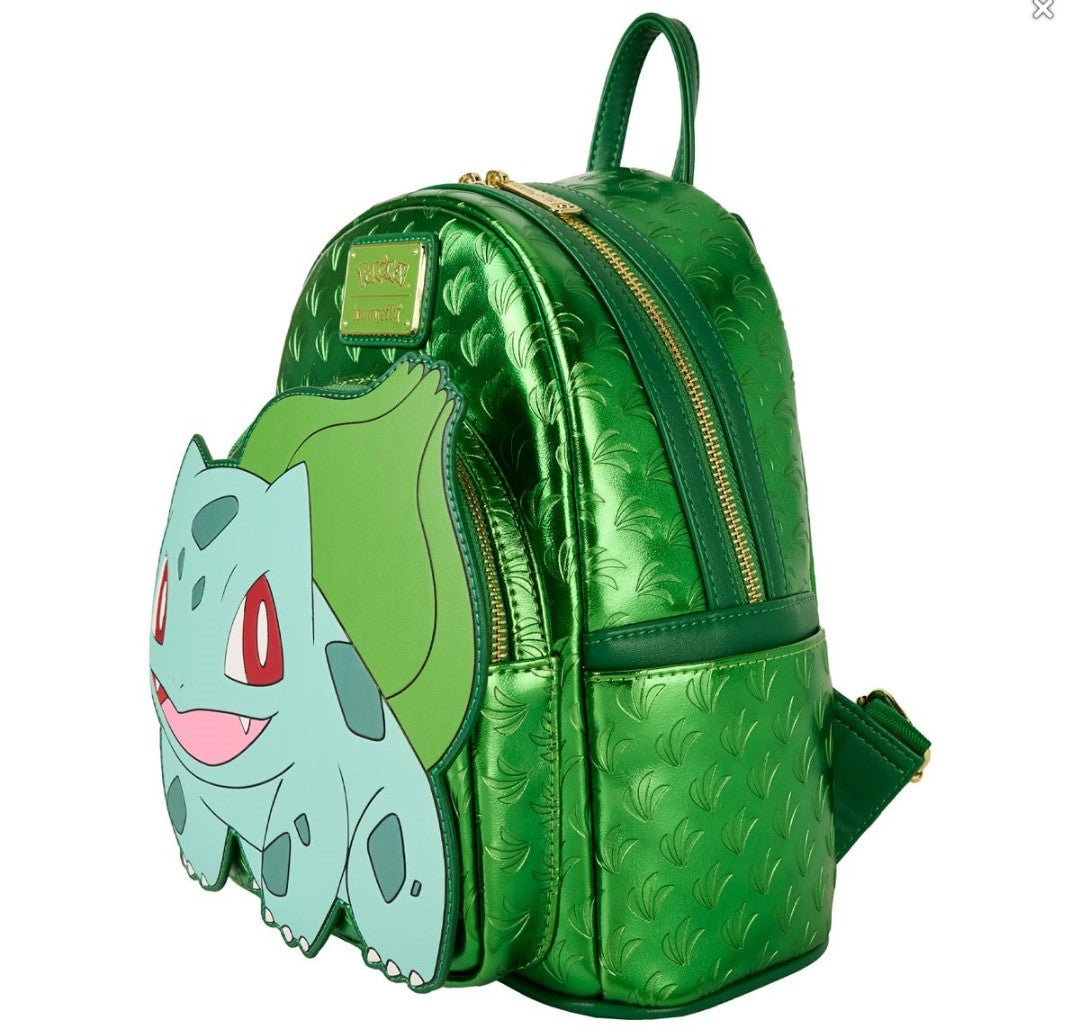 Loungefly Pokemon Bulbasaur Metallic Backpack