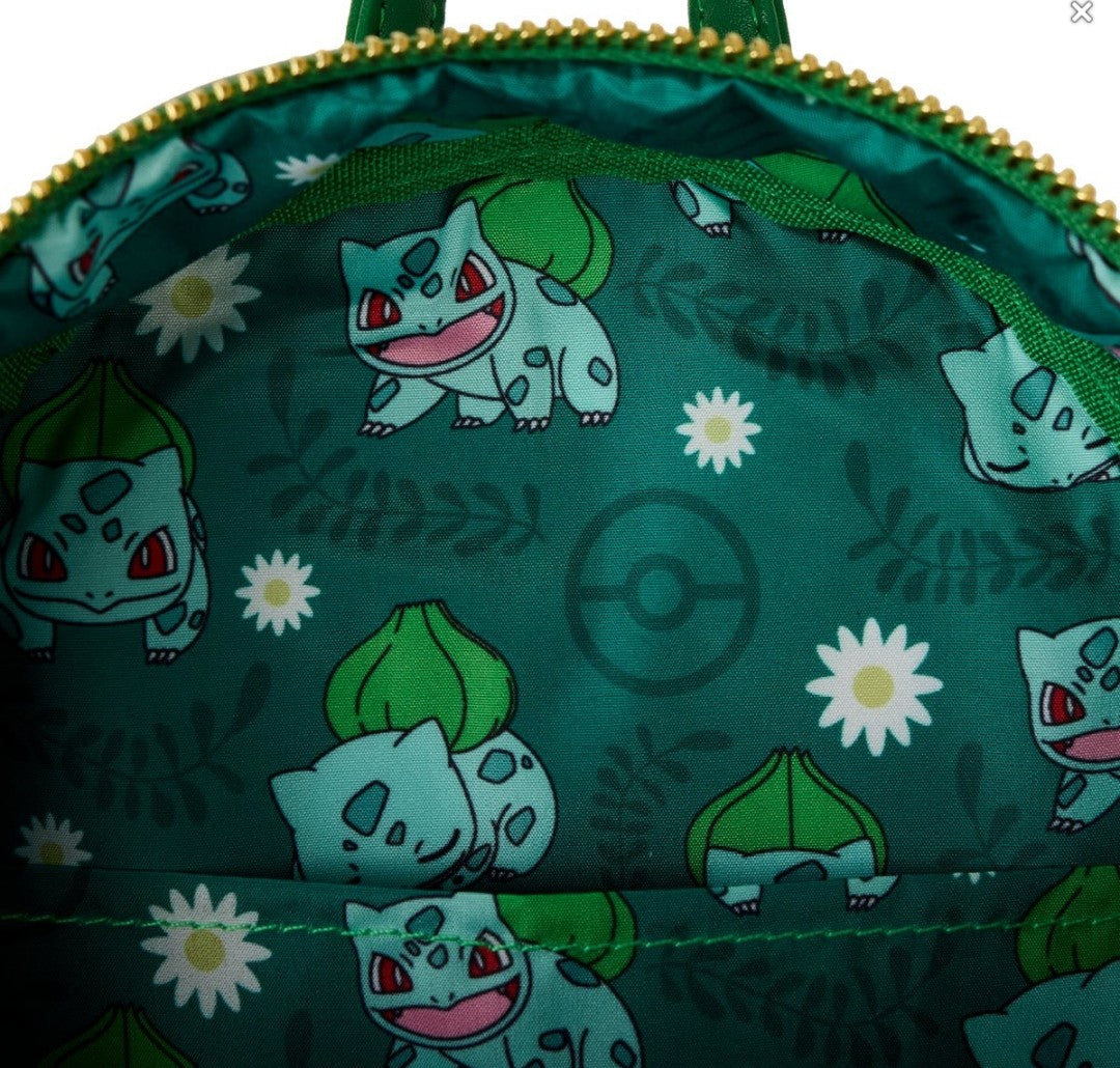 Loungefly Pokemon Bulbasaur Metallic Backpack