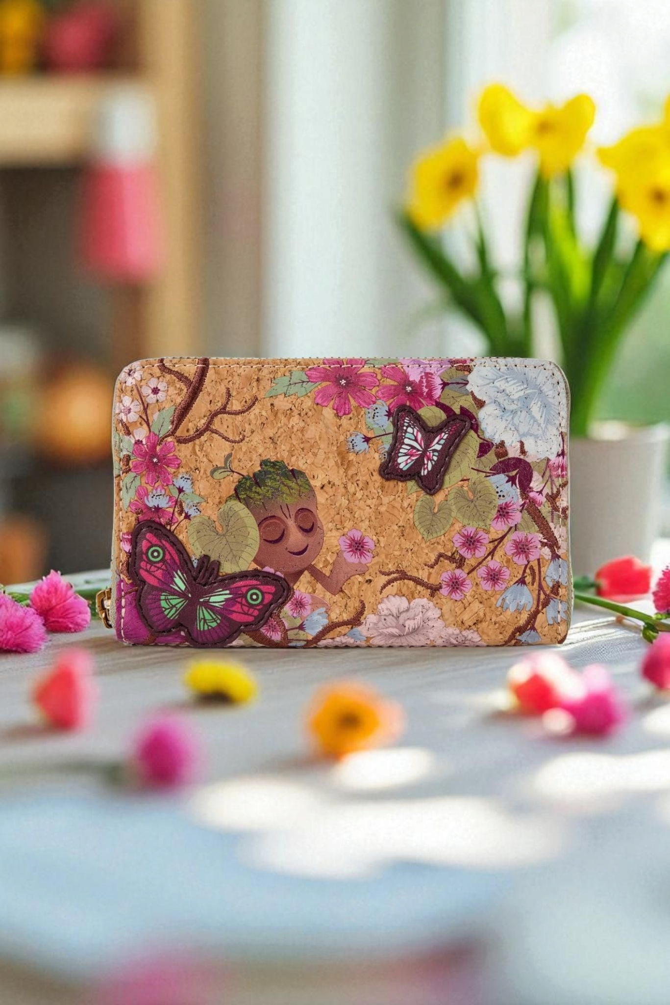 Loungefly Marvel Guardians of the Galaxy Groot Spring Floral Wallet