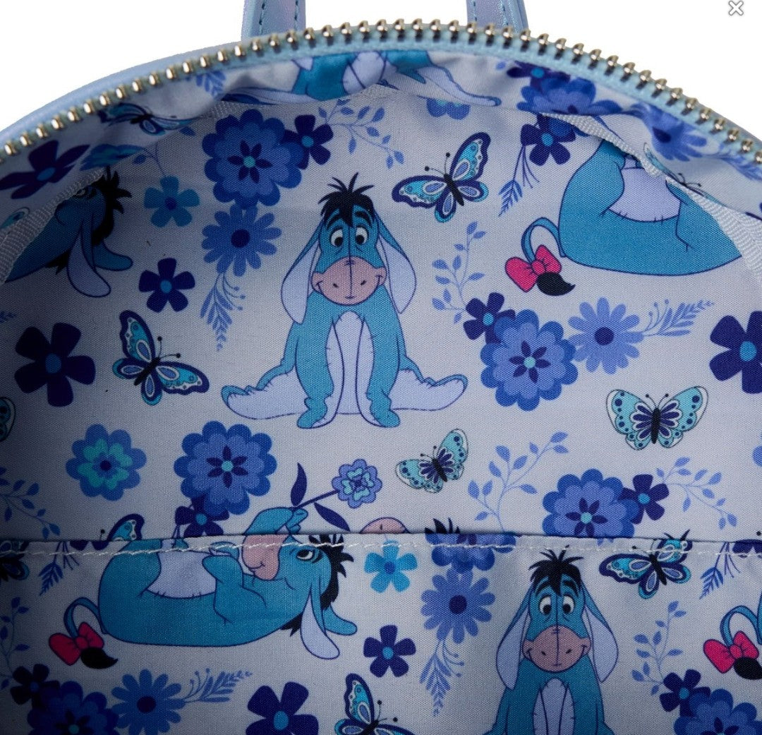Loungefly Disney Winnie the Pooh Eeyore Floral, Butterfly Backpack