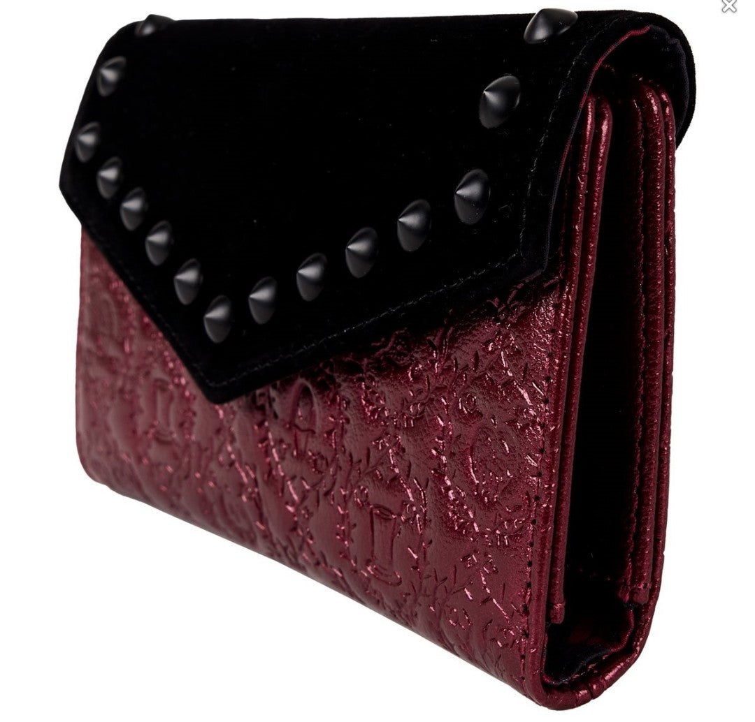 Loungefly Disney Villains Debossed Thorned Icons Wallet