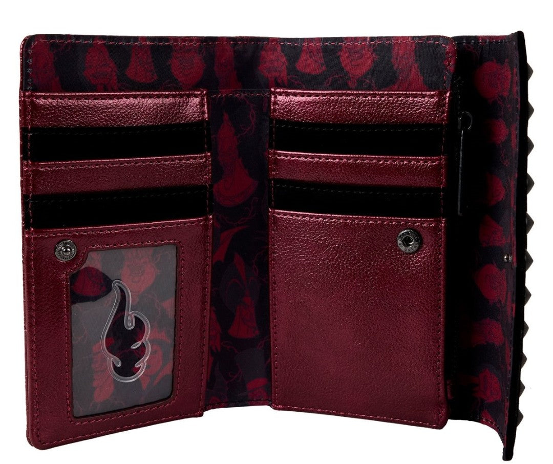 Loungefly Disney Villains Debossed Thorned Icons Wallet