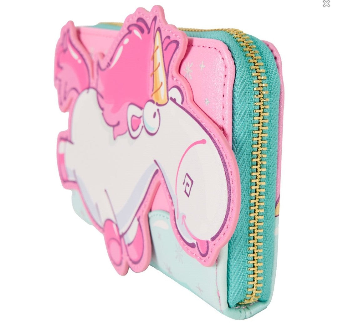 Loungefly Minions Fluffy Unicorn Rainbow Wallet
