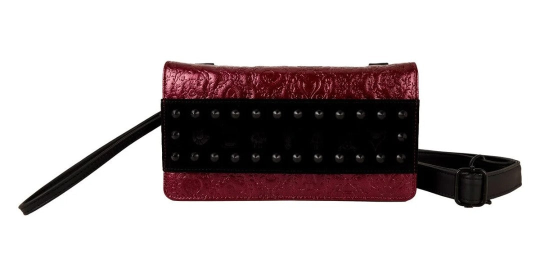 Loungefly Disney Villains Debossed Crossbody Clutch Bag