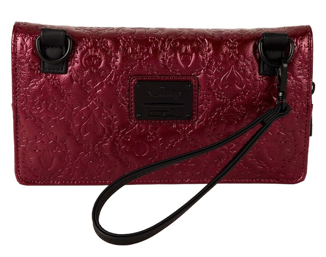 Loungefly Disney Villains Debossed Crossbody Clutch Bag