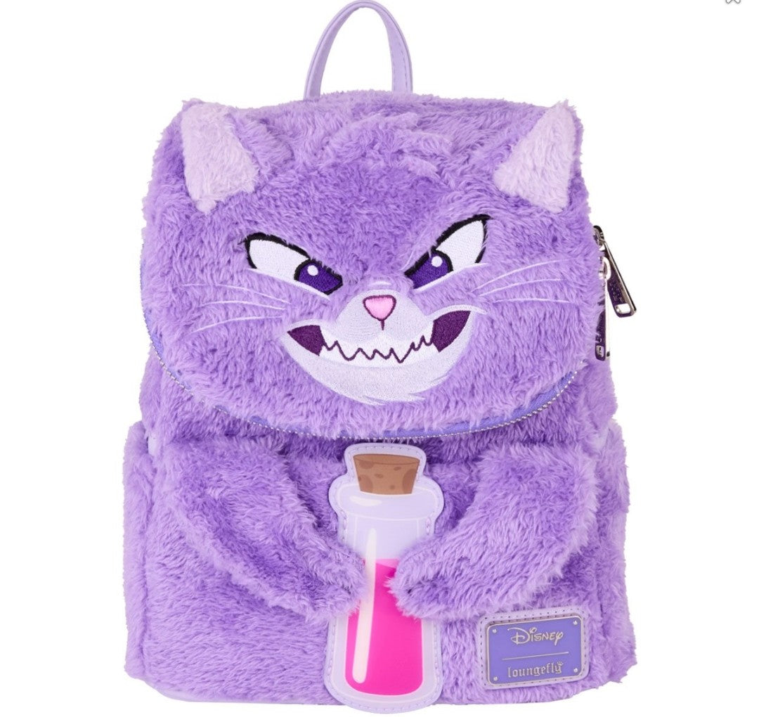 Loungefly Disney Emperor's New Groove Yzma Cat Plush Backpack with Moving Tail