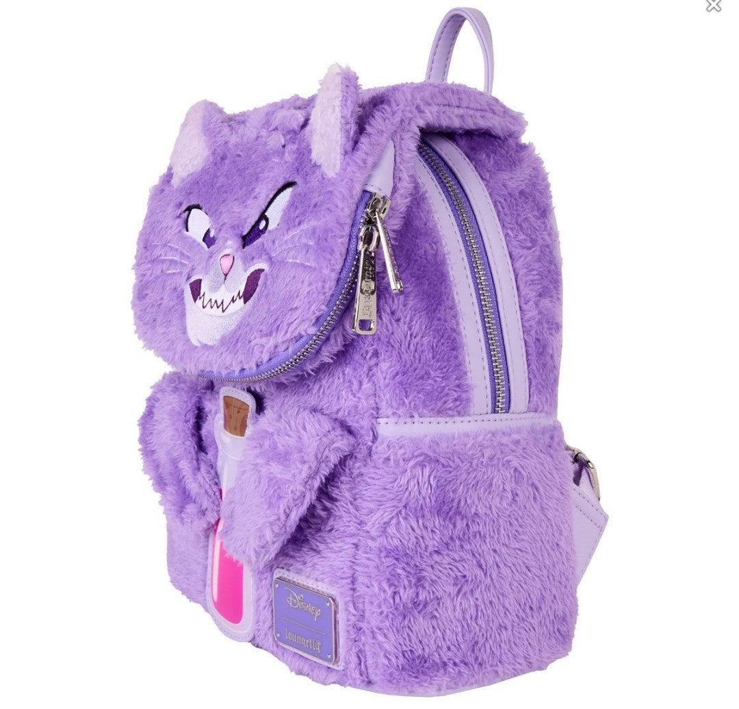 Loungefly Disney Emperor's New Groove Yzma Cat Plush Backpack with Moving Tail