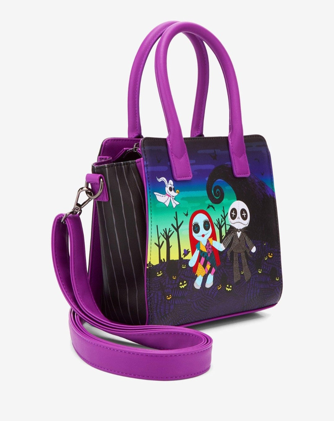 Loungefly Disney Nightmare Before Christmas Jack and Sally Mini Handbag