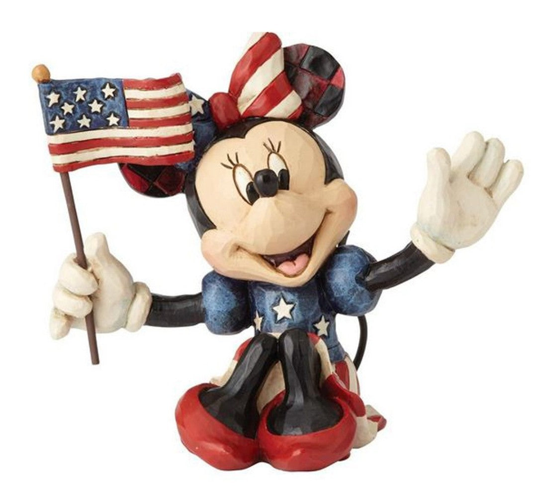 Jim Shore Minnie Mouse Patriotic Figure