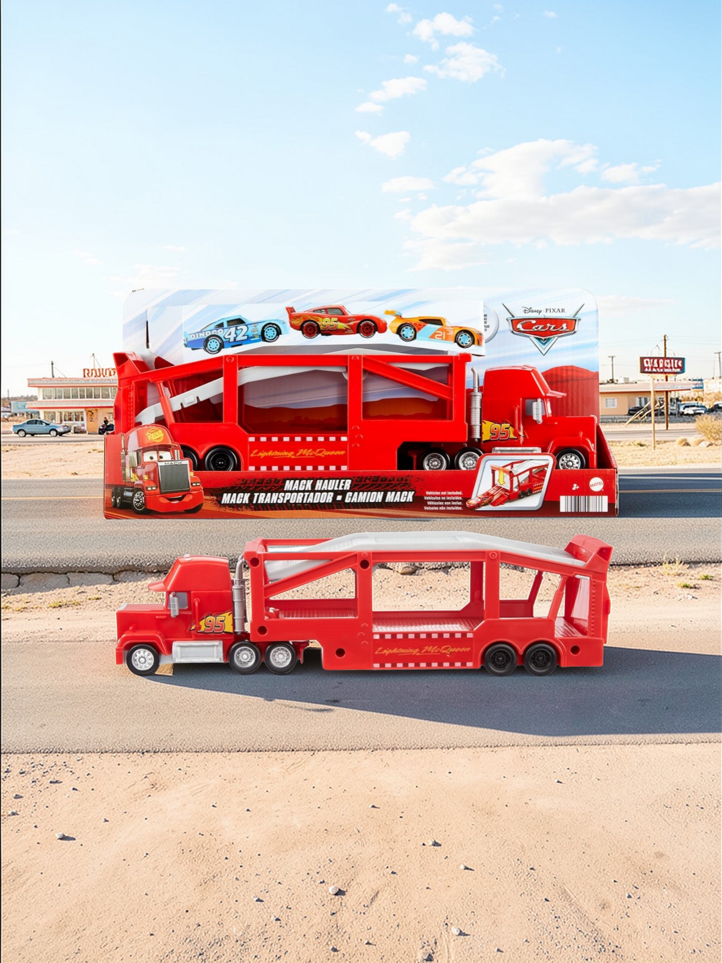 Disney Cars Mack Die-Cast Hauler Vehicle Playset