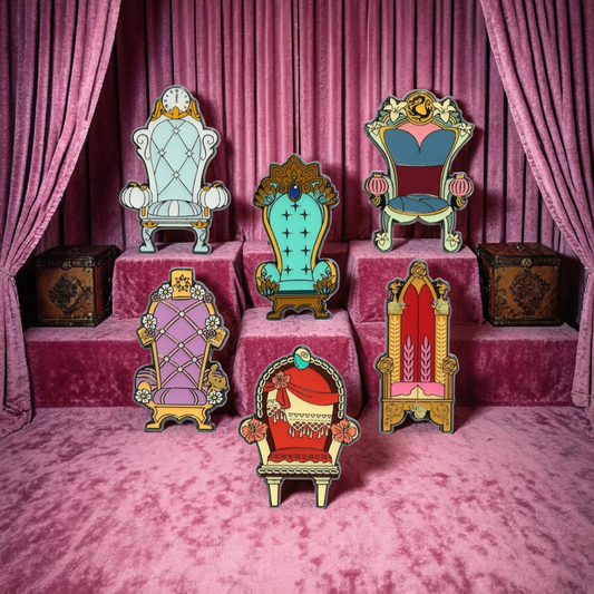 Loungefly Disney Princess Thrones Mystery Pins