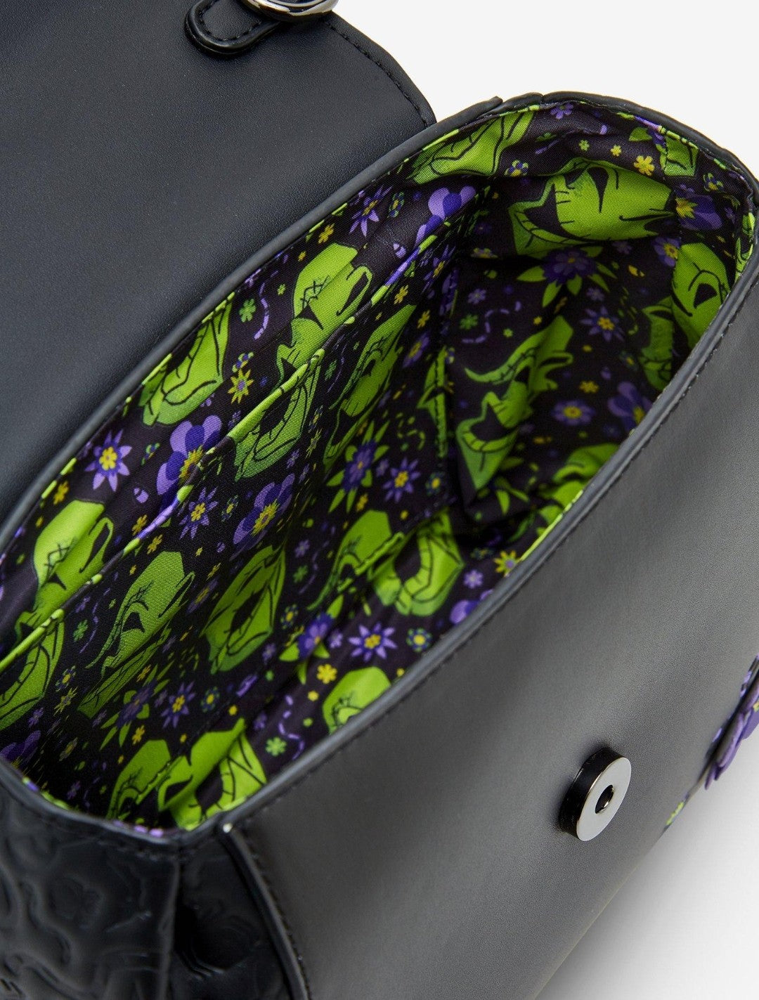 Loungefly Disney Nightmare Before Christmas Oggie Boggie Floral Crossbody Bag