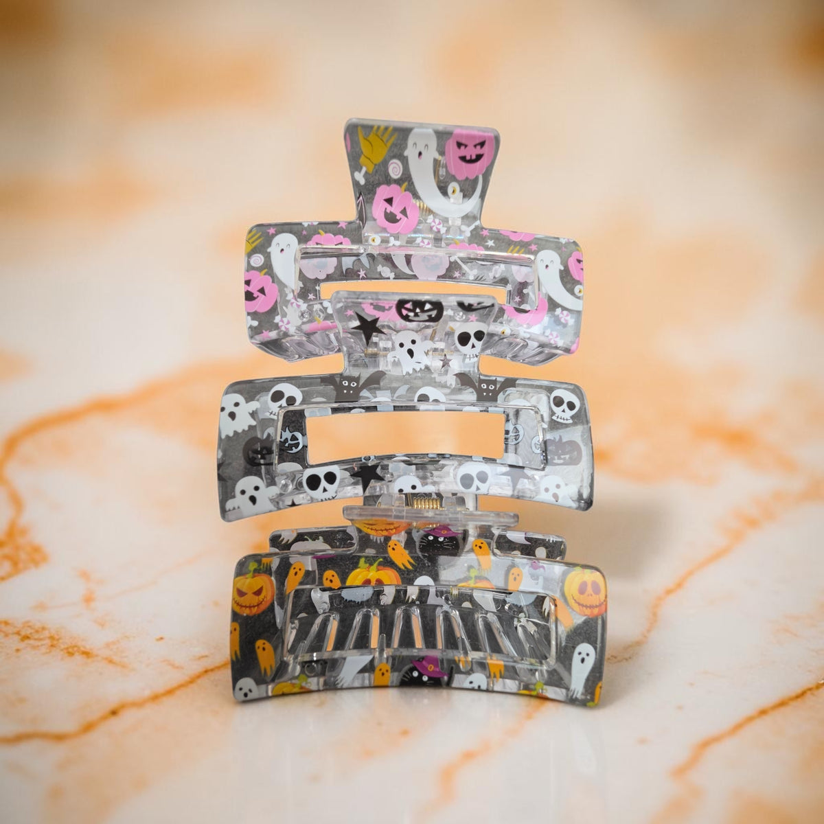 Halloween 3pk Hair Clips