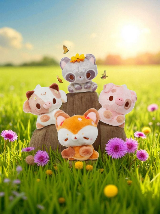 Birduyen Cute Animal Plush Mystery Bag Clips