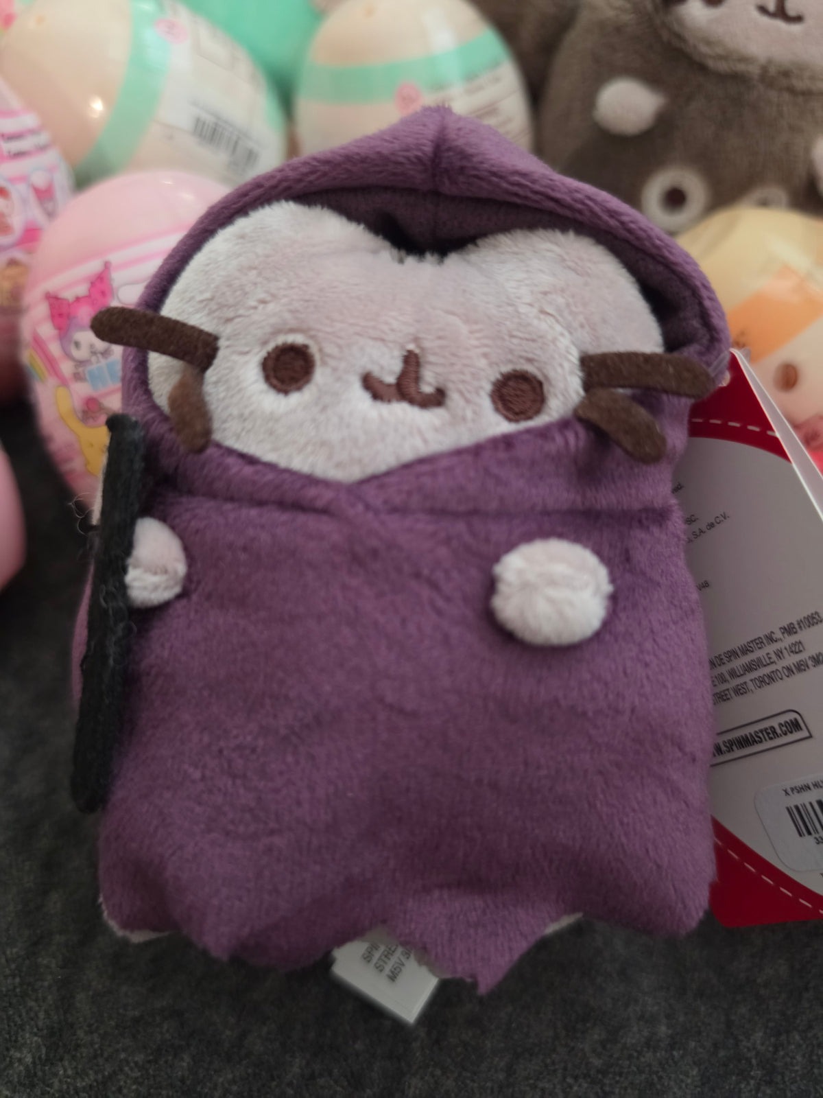 Pusheen Cat as Grimm Reaper Halloween Plush
