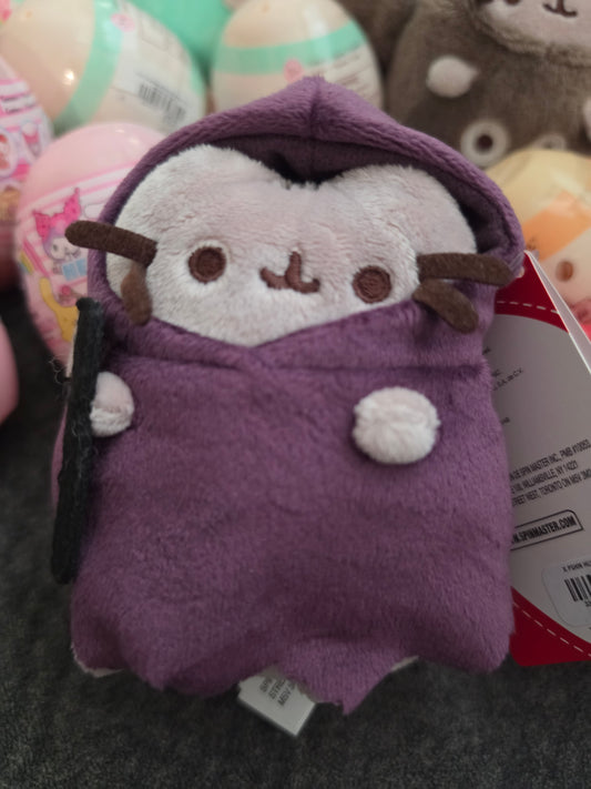 Pusheen Cat as Grimm Reaper Halloween Plush