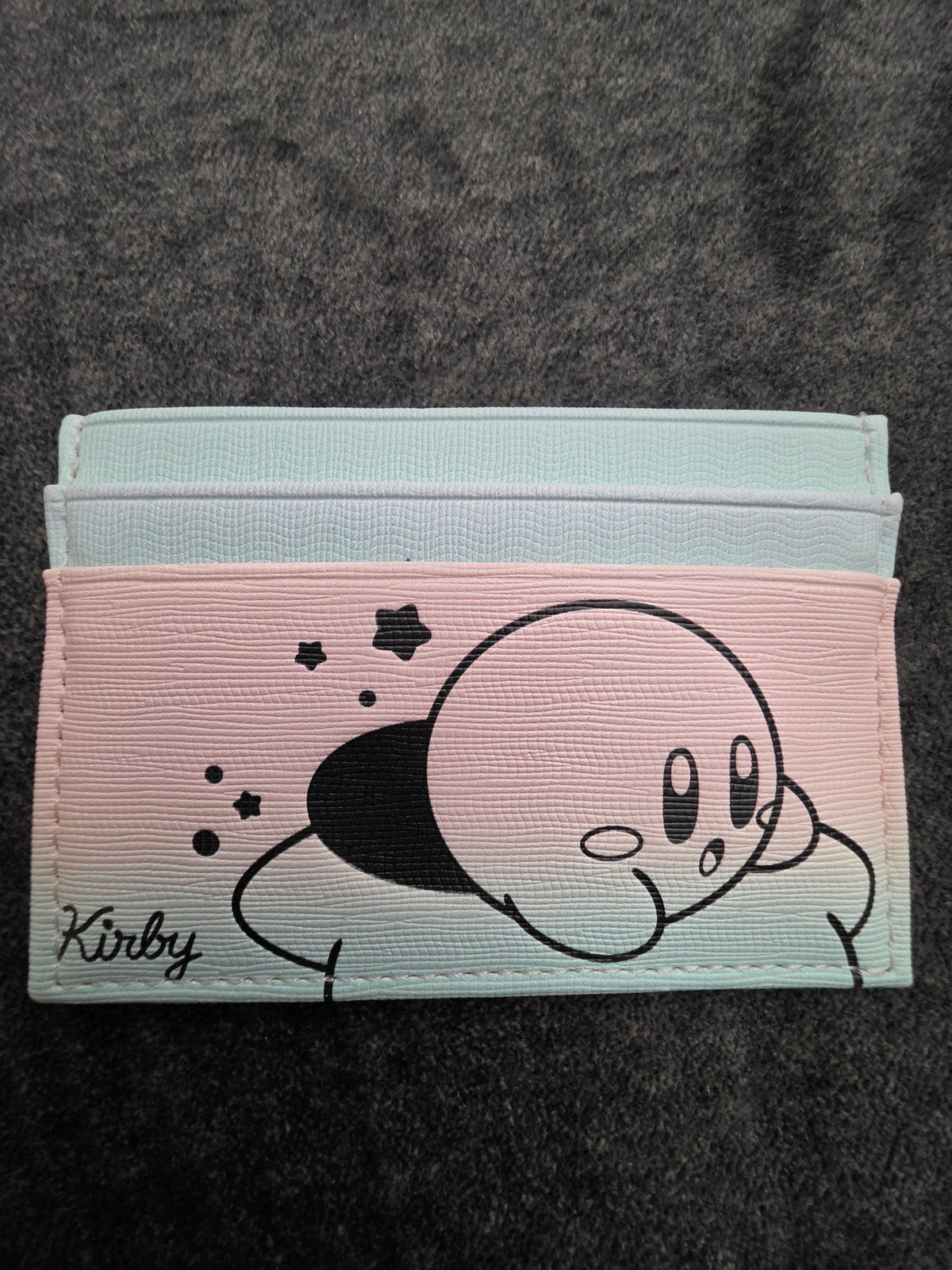 Nintendo Kirby Warp Star Riding Ombre Card Holder