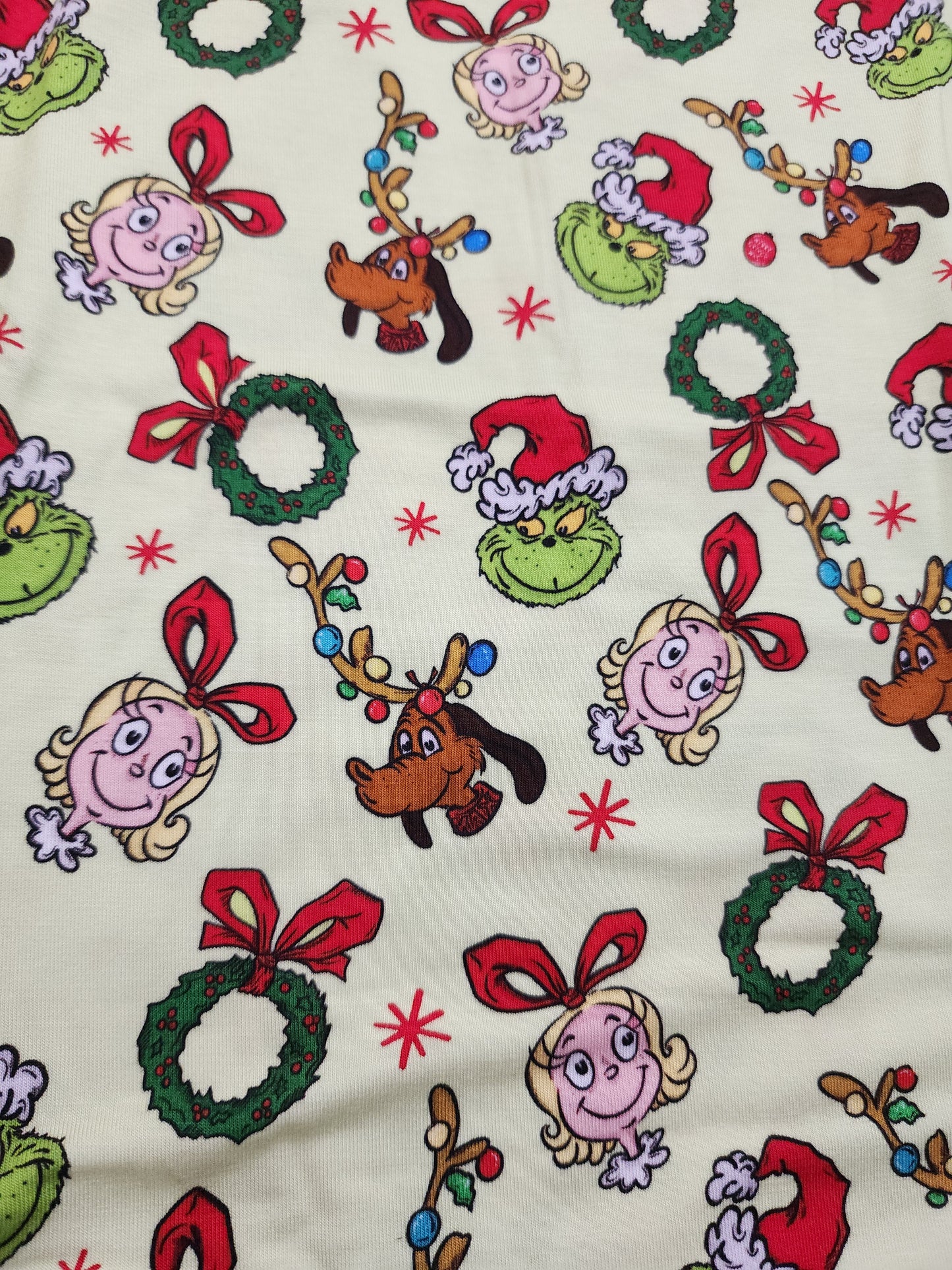 CP Dr Seuss The Grinch and Cindy Lou Who Holiday Jogger Leggings