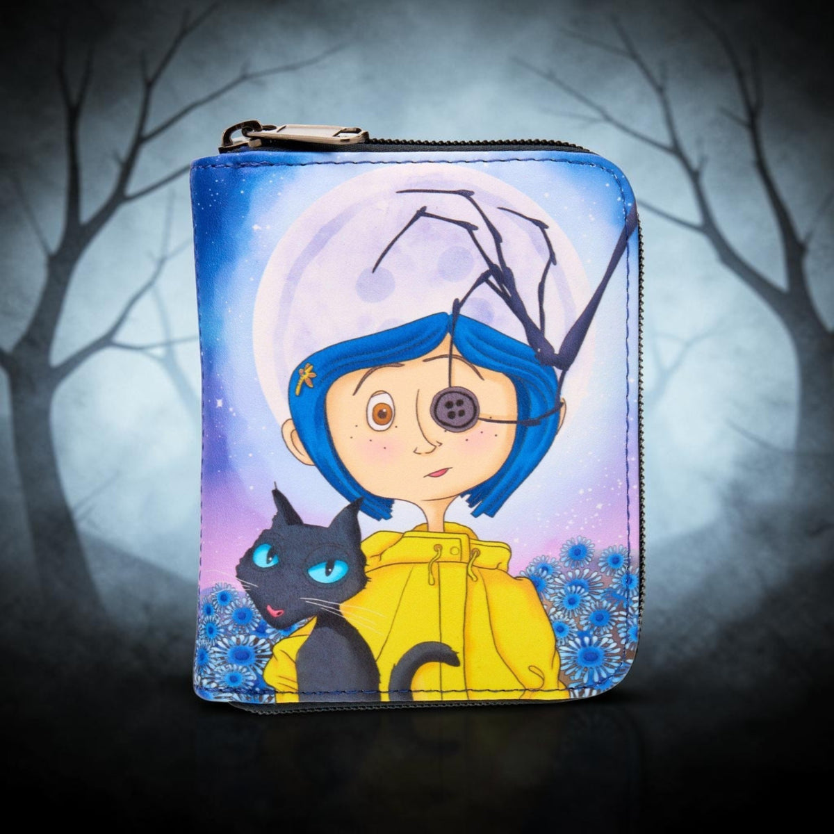 Loungefly Disney Coraline Button Eye Flower Wallet