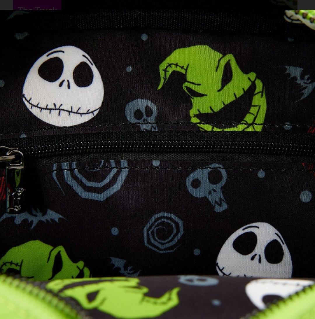 Loungefly Disney Nightmare Before Christmas Oggie Boogie Crossbuddies Bag