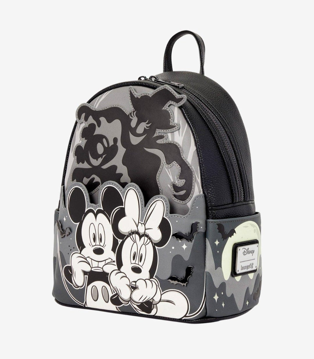 Loungefly Disney Mickey & Minnie Ghost Light-Up Glow-in-the-Dark Mini-Backpack