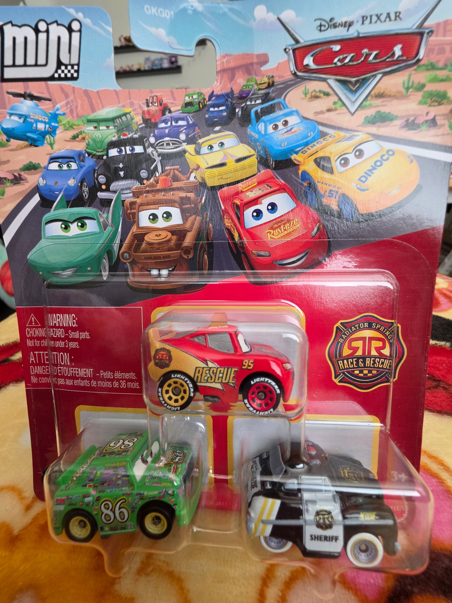 Disney Pixar Cars Mini Racers 3-Pack for 2026
