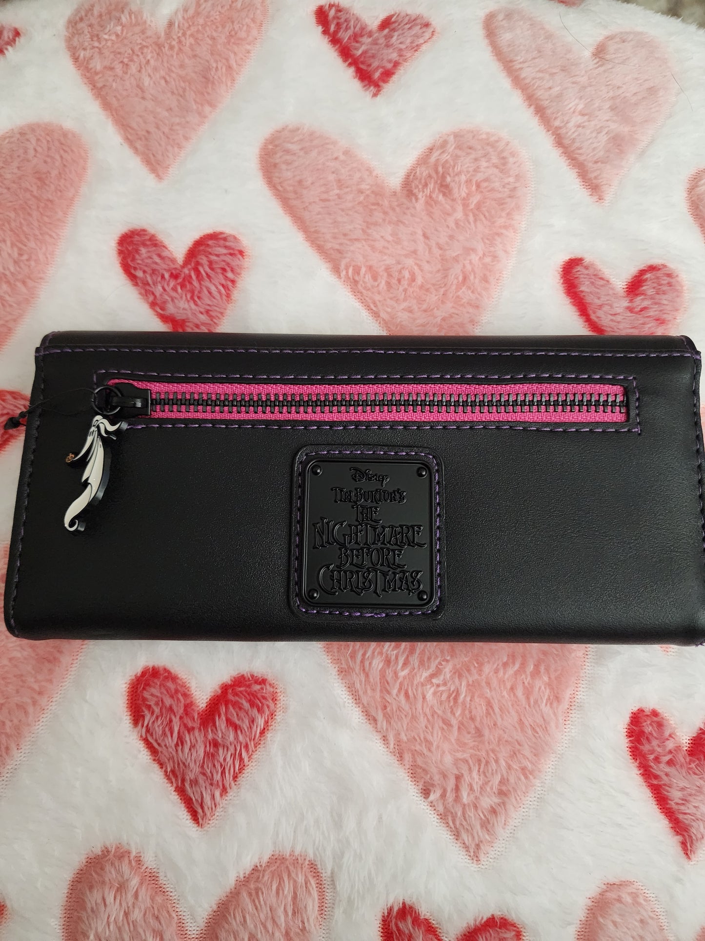 Loungefly Disney Nightmare Before Christmas Jack and Sally Spiral Hill Wallet