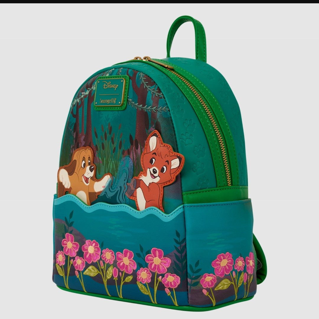 Loungefly Disney Fox and the Hound Todd and Copper Fun Backpack