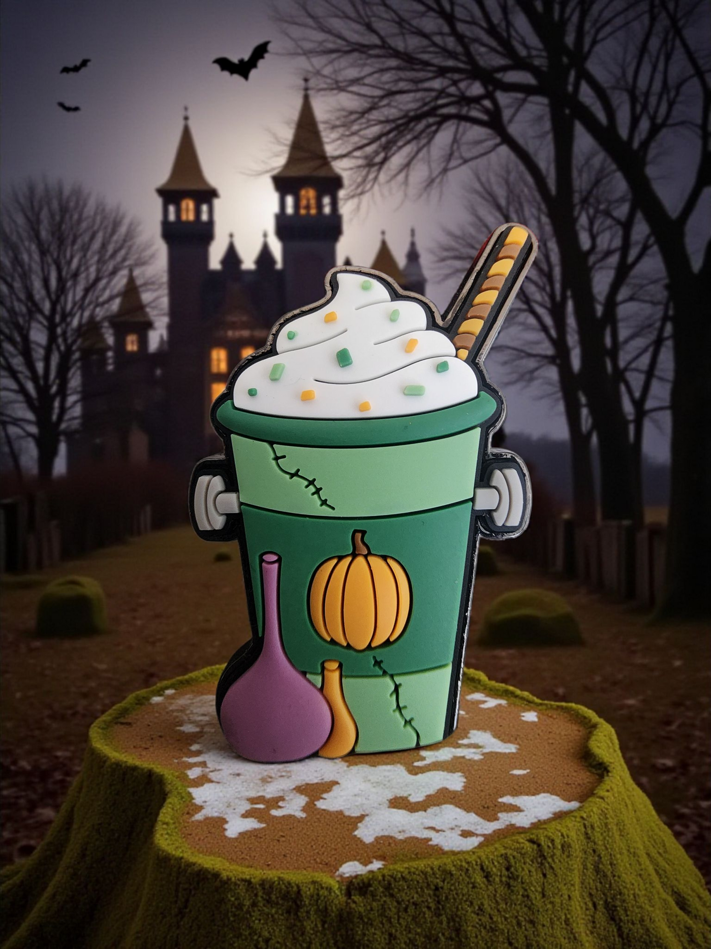 Loungefly Universal Monsters Characters Pumpkin Latte Mystery Pins