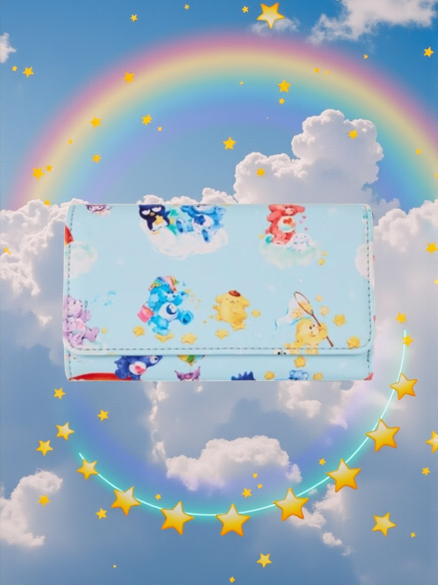 Loungefly Sanrio Hello Kitty and Friends x Care Bears Print Exclusive Wallet